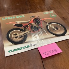 Cagiva WMX 125 1987 Motorcycle Prospectus Catalogue Brochure In Italian