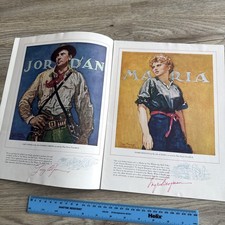 FOR WHOM THE BELL TOLLS Cinema Movie Programme Gary Cooper Ingrid Bergman 1943