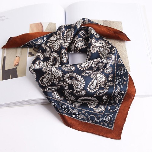 Men soft silk scarf paisley - men's,