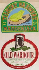 Tisbury Brewery Pump Labels X2