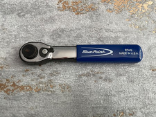 BLUE-POINT BTWS MINIATURE RACHETING HANDLE 1/4" HEX BIT RATCHET VGC