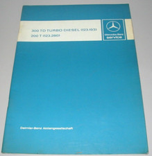 Werkstatthandbuch Mercedes W