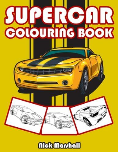 Supercar colouring book - colouring,