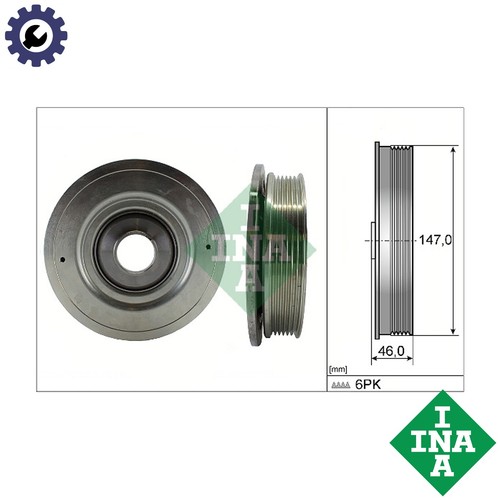 Belt pulley crankshaft 544 - pulley,