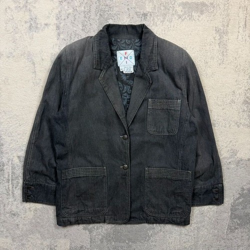 Vintage 80s fendi chore blazer - 80s,