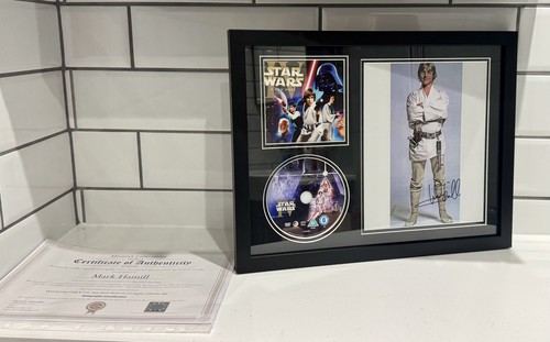 Mark hamill hand signed - hamill,