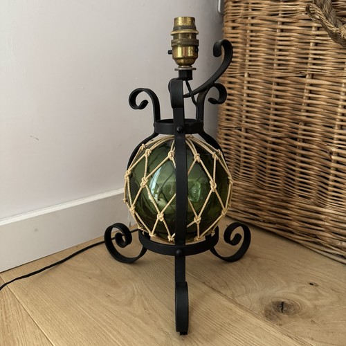 Vintage table lamp wrought - vintage,
