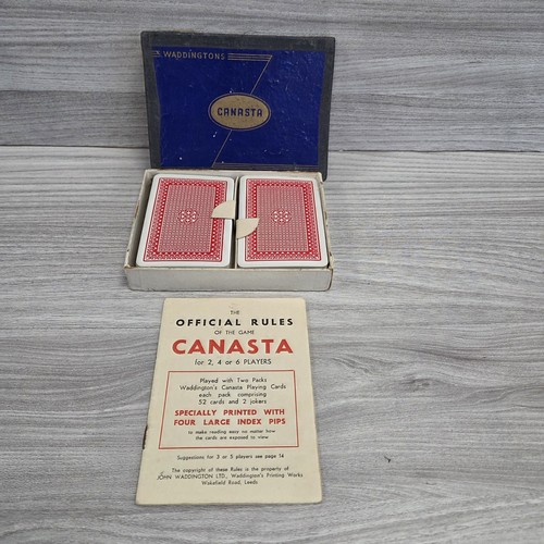 Vintage waddingtons canasta - vintage,