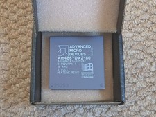 AMD Am486 DX2-80 CPU Processor 480486DX2-80NV8T 3V Socket PGA168 Ceramic Vintage