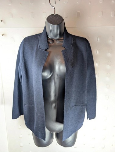 Jigsaw wool cardigan navy - wool,