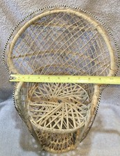 Vintage Large Dolls Wicker Chair