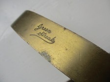 J B HALLEY Green Streak - Brass Headed - Golf Putter 35" Long in VGC