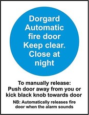 Fire door equipment dorgard