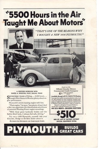 Vintage print auto car - , ad
