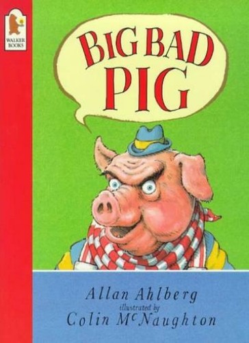 Big bad pig - pig, (red
