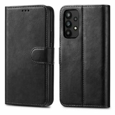 BLACK WALLET LEATHER GEL CASE