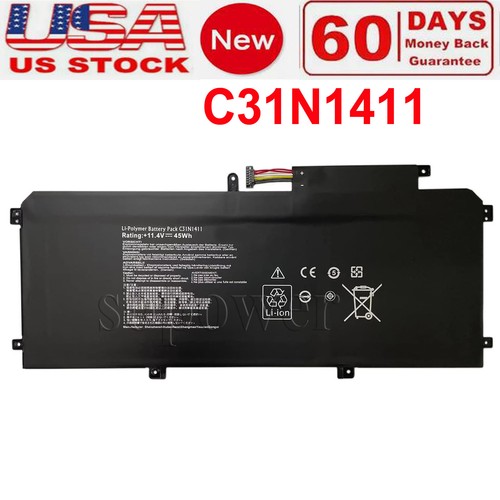C31n1411 battery for asus - c31n1411,