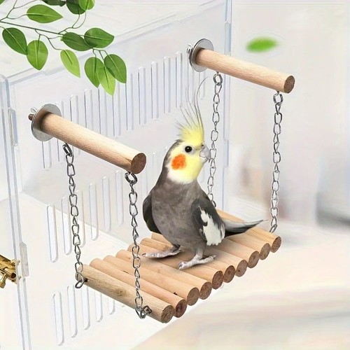 Parrot toys metal rope ladder - toys,