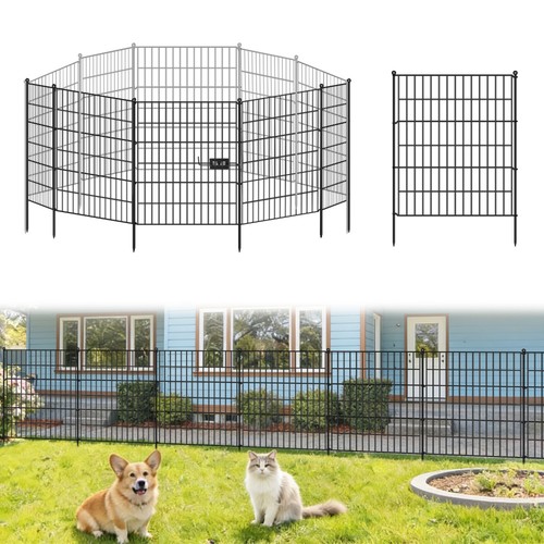 Panels dig garden fence - 5, no
