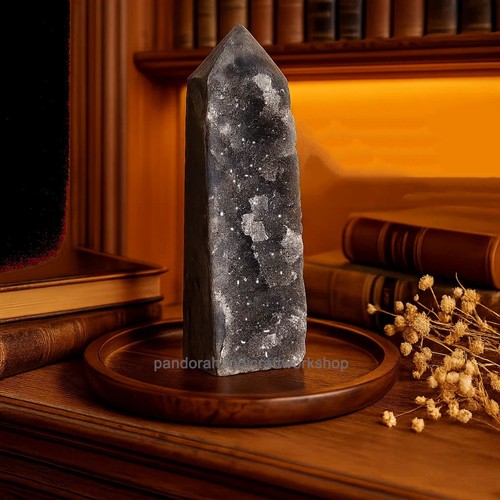 Black sphalerite crystal - black,