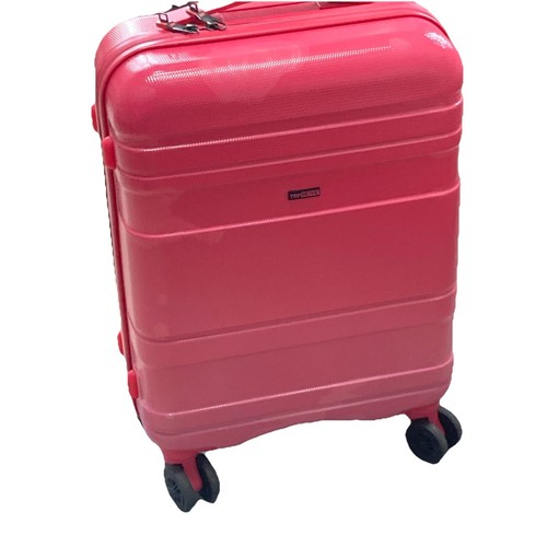 Pink ombre hard - shell, suitcase
