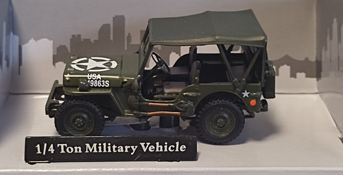 Cararama auto jeep willys - 1:43,