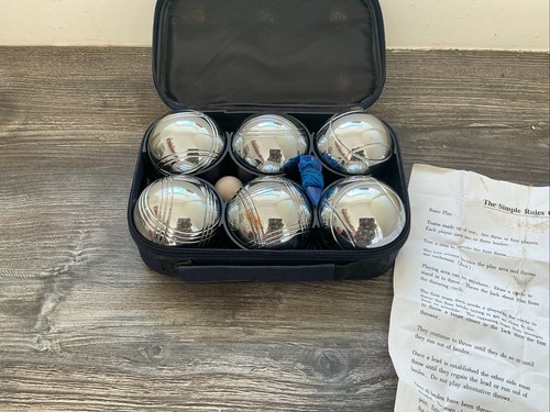 Boules set with carry - boules, case