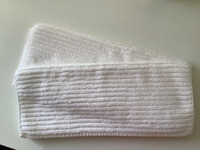 2 White Christy Bath Mats - 100% Cotton New