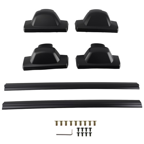 Black roof cross bars top - cross,