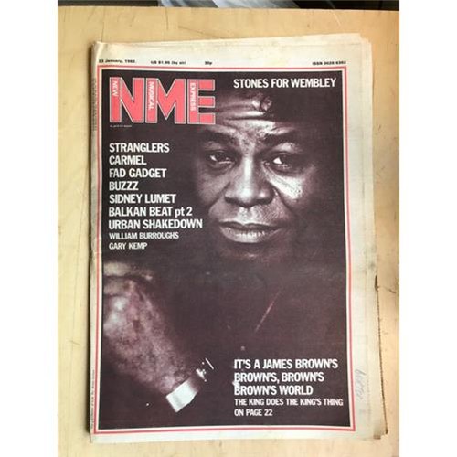 James brown nme magazine - james, jan