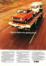 Original 1973 Advert for British Leyland MINI Motor Cars (6) Vintage Print Ad