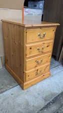Solid pine 2 double drawer