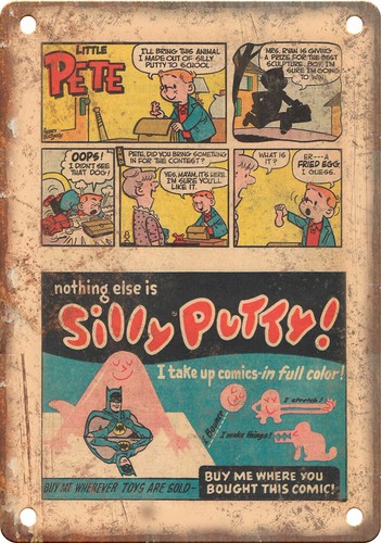 Vintage silly putty comic book - silly,