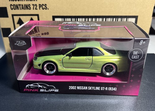 Jada pink slips 2002 nissan - pink,