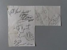 Geordie Signed Page, British