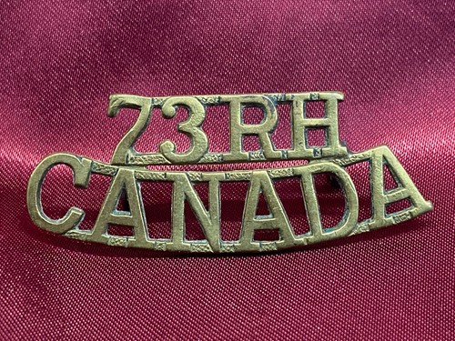 Ww1 cef canadian 73rd - cef, royal