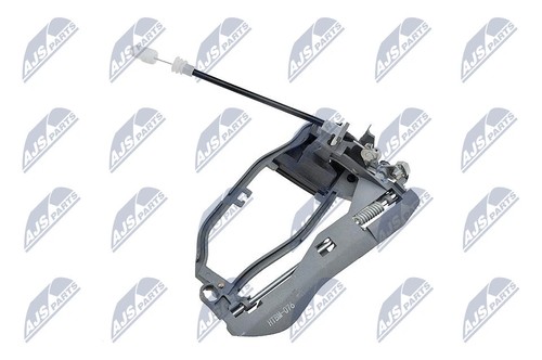 Left rear door - rear, handle