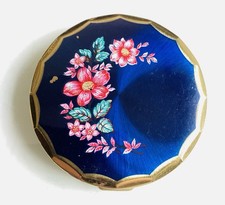Vintage Stratton Compact Blue