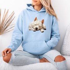 Sleeping Westie Puppy Dog