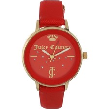 JUICY COUTURE Red Leather Gold