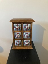 wooden spice rack cabinet