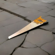 ANTIQUE / VINTAGE WARRANTED SUPERIOR 22" 9TPI PANEL SAW CROSSCUT REF2924