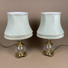 Pair of Antique Cut Glass