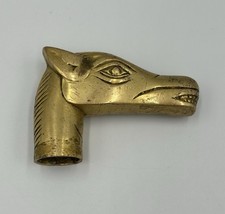Vtg Solid Brass Horse Head
