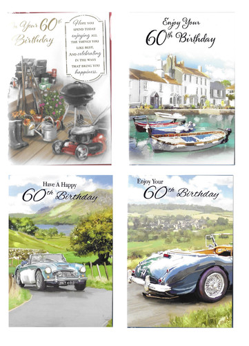 Open 60th birthday - card, a
