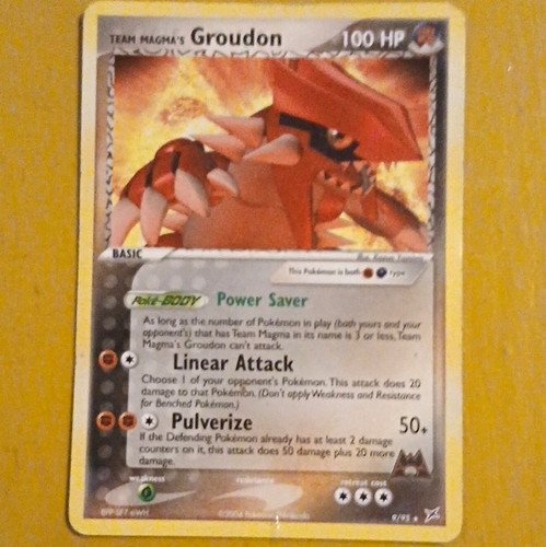 Pokémon tcg team - pokémon, magma's