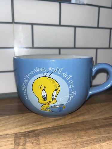 Tweety pie large blue - large, coffee