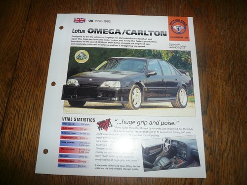 1990 lotus omega - omega, unique