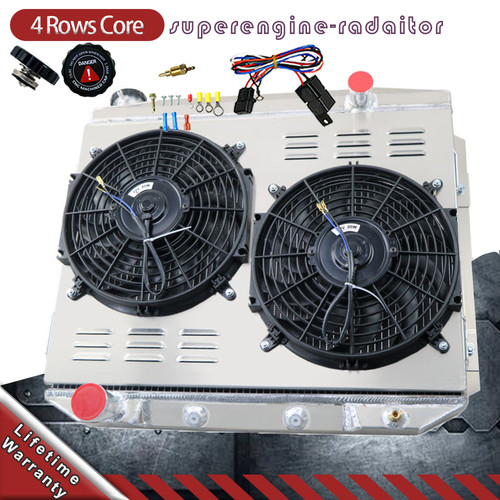 Row radiator shroud - 4, fan