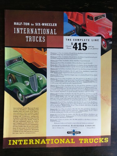 Vintage 1936 international - vintage,
